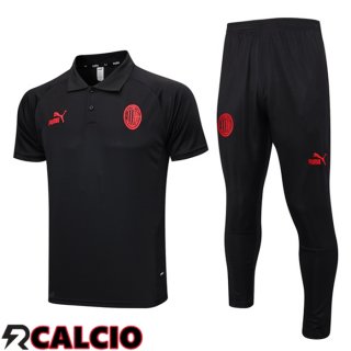 Maglia Polo AC Milan + Pantaloni Nero 2023/2024