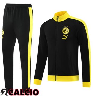 Insieme Tuta Calcio - Giacca Dortmund BVB Nero 2023/2024