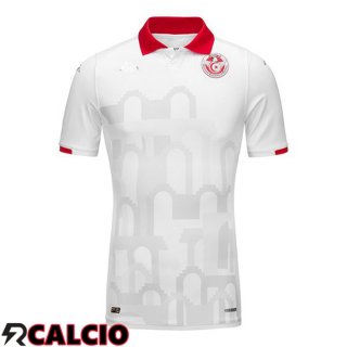 Maglie Calcio Tunisia Seconda Bianco 2024/2025
