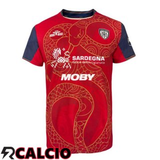 Maglia Cagliari Calcio Edizione Speciale Rosso 2024/2025