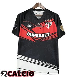 Maglia Sao Paulo Portiere Rosso/Nero 2025/2026  Maglia Sao Paulo Portiere Rosso/Nero 2025/2026