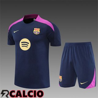 Insieme T Shirt Allenamento FC Barcellona Bambino Blu Reale 2025/2026