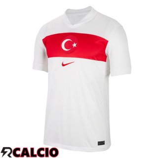 Maglie Calcio Turchia Prima Bianco UEFA Euro 2024