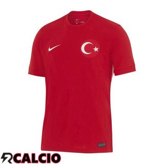 Maglie Calcio Turchia Seconda Rosso UEFA Euro 2024