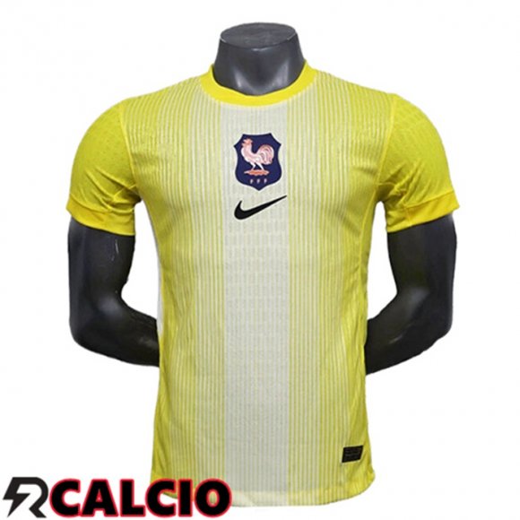 Maglia Francia Portiere Giallo 2025/2026  Maglia Francia Portiere Giallo 2025/2026