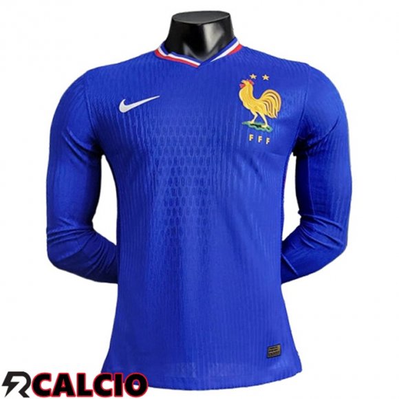 Maglie Calcio Francia Manica Lunga Prima UEFA Euro 2024