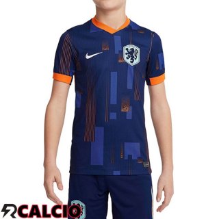 Maglie Calcio Paesi Bassi Bambino Seconda 2024/2025