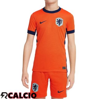 Maglie Calcio Paesi Bassi Bambino Prima 2024/2025