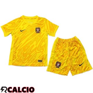 Maglie Calcio Portogallo Bambino Portiere 2024/2025  Maglie Calcio Portogallo Bambino Portiere 2024/2025