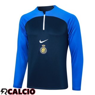 Felpa Allenamento Al-Nassr FC Blu Reale 2024/2025  Felpa Allenamento Al-Nassr FC Blu Reale 2024/2025