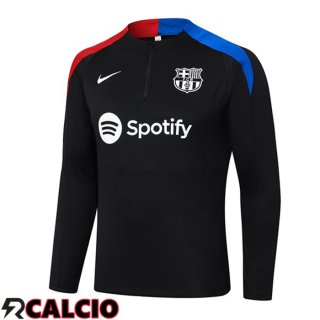 Felpa Allenamento FC Barcellona Nero 2024/2025  Felpa Allenamento FC Barcellona Nero 2024/2025