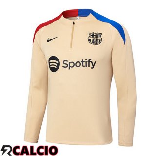 Felpa Allenamento FC Barcellona Giallo 2024/2025  Felpa Allenamento FC Barcellona Giallo 2024/2025