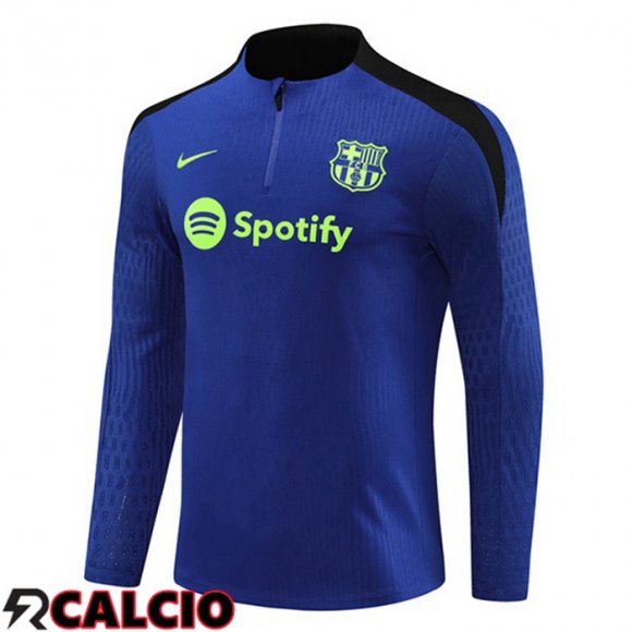 Felpa Allenamento FC Barcellona Blu 2024/2025  Felpa Allenamento FC Barcellona Blu 2024/2025