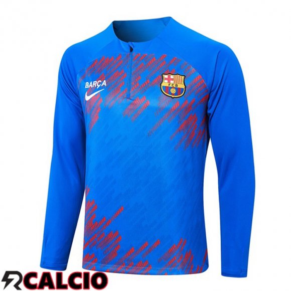 Felpa Allenamento FC Barcellona Blu 2024/2025  Felpa Allenamento FC Barcellona Blu 2024/2025