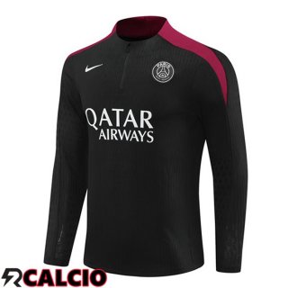 Felpa Allenamento Paris PSG Nero 2024/2025  Felpa Allenamento Paris PSG Nero 2024/2025