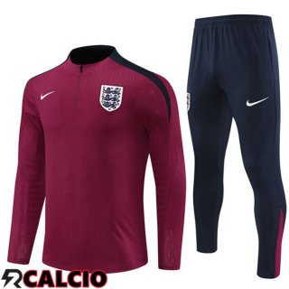 Tuta Calcio Inghilterra Rosso 2024/2025  Tuta Calcio Inghilterra Rosso 2024/2025