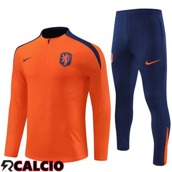 Tuta Calcio Paesi Bassi Arancia 2024/2025  Tuta Calcio Paesi Bassi Arancia 2024/2025