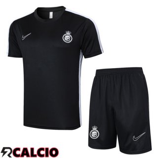 T Shirt Allenamento Al-Nassr FC + Pantaloncini Nero 2024/2025