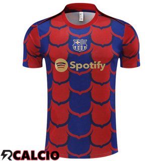T Shirt Allenamento FC Barcellona Rosso Blu 2024/2025