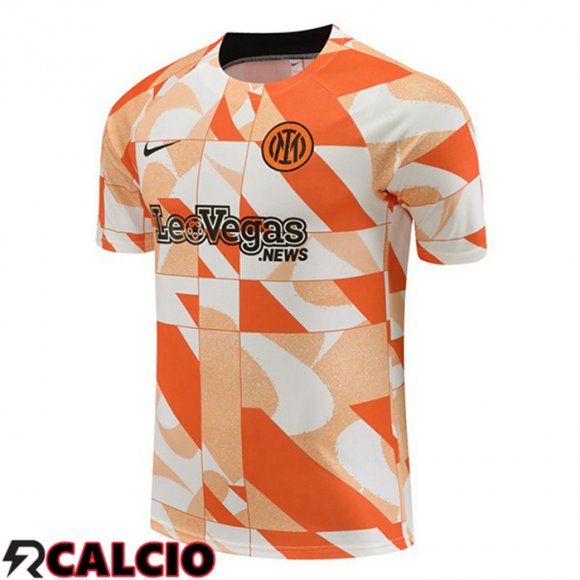 T Shirt Allenamento Inter Milan Arancia 2024/2025