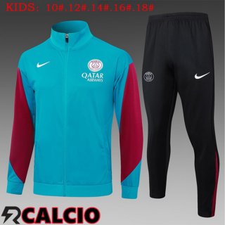 Insieme Tuta Calcio - Giacca Paris PSG Bambino Blu 2025/2026