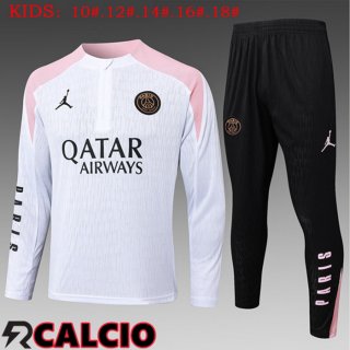 Insieme Tuta Calcio Paris PSG Bambino Bianco 2025/2026