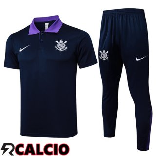 Insieme Polo Corinthians + Pantaloni Blu Reale 2025/2026  Insieme Polo Corinthians + Pantaloni Blu Reale 2025/2026