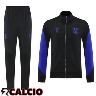 Insieme Tuta Calcio - Giacca FC Barcellona Nero 2025/2026
