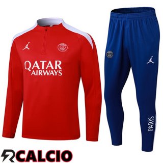 Insieme Tuta Calcio Jordan Paris PSG Rosso 2025/2026