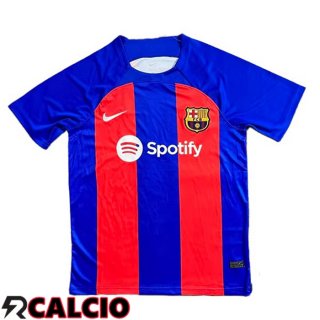 Prima Maglia FC Barcellona Rosso Blu Versione Trapelata 2023/2024