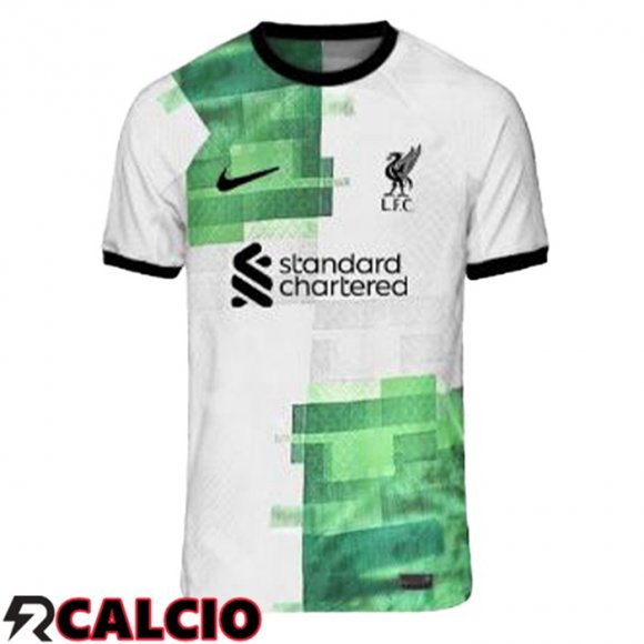 Seconda Maglia FC Liverpool Bianco Verde Versione Trapelata 2023/2024
