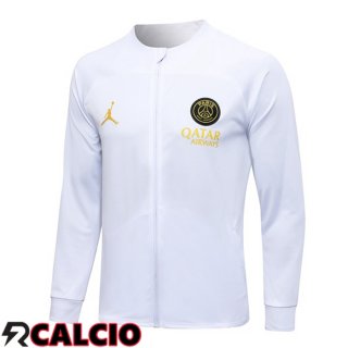 Giacca Calcio Paris PSG Bianco 2023/2024  Giacca Calcio Paris PSG Bianco 2023/2024