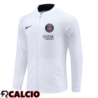 Giacca Calcio Paris PSG Bianco 2023/2024  Giacca Calcio Paris PSG Bianco 2023/2024