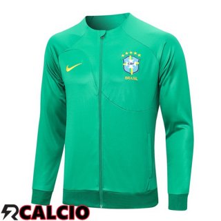 Giacca Calcio Brasile Verde 2023/2024  Giacca Calcio Brasile Verde 2023/2024