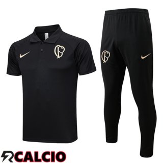 Maglia Polo Corinthians + Pantaloni Nero 2023/2024  Maglia Polo Corinthians + Pantaloni Nero 2023/2024