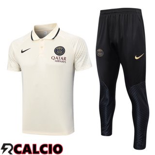 Maglia Polo Paris PSG + Pantaloni Marrone 2023/2024  Maglia Polo Paris PSG + Pantaloni Marrone 2023/2024