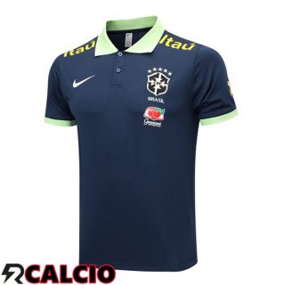 Maglia Polo Brasile Blu Reale 2023/2024  Maglia Polo Brasile Blu Reale 2023/2024