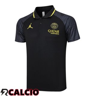 Maglia Polo Paris PSG Nero 2023/2024  Maglia Polo Paris PSG Nero 2023/2024