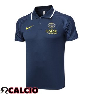 Maglia Polo Paris PSG Blu Reale 2023/2024  Maglia Polo Paris PSG Blu Reale 2023/2024