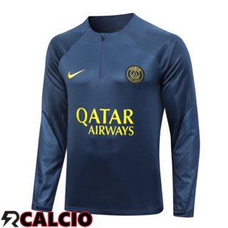 Felpa Allenamento Paris PSG Blu 2023/2024  Felpa Allenamento Paris PSG Blu 2023/2024