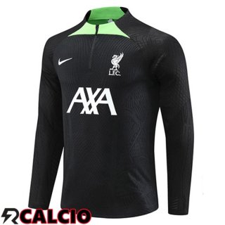 Felpa Allenamento FC Liverpool Nero 2023/2024  Felpa Allenamento FC Liverpool Nero 2023/2024