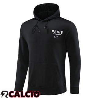 Felpa Cappuccio Paris PSG Nero 2023/2024  Felpa Cappuccio Paris PSG Nero 2023/2024