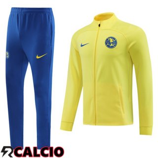 Insieme Tuta Calcio - Giacca Club America Giallo 2023/2024  Insieme Tuta Calcio - Giacca Club America Giallo 2023/2024