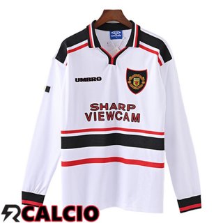 Seconda Maglia Manchester United Retro Manica Lunga 1998/1999