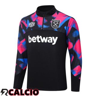 Felpa Allenamento West Ham Nero 2023/2024  Felpa Allenamento West Ham Nero 2023/2024