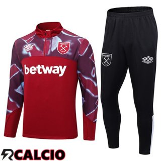 Insieme Tuta Calcio West Ham Rosso 2023/2024