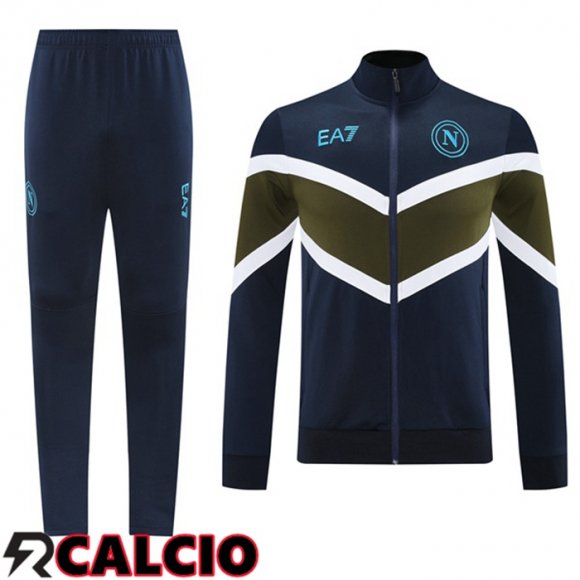 Insieme Tuta Calcio - Giacca SSC Napoli Blu Reale 2025/2026