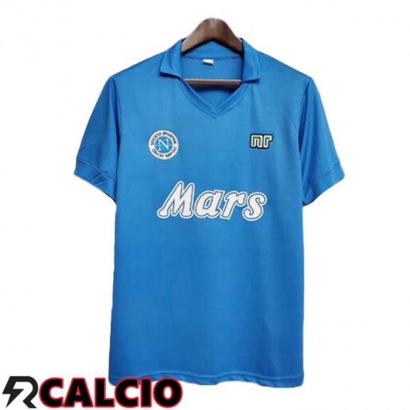Prima Maglia SSC Napoli Retro Blu 1989-1990  Prima Maglia SSC Napoli Retro Blu 1989-1990