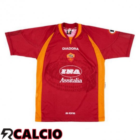 Prima Maglia AS Roma Retro Rosso 1997-1998  Prima Maglia AS Roma Retro Rosso 1997-1998