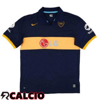 Prima Maglia Boca Juniors Retro Blu Reale Giallo 2009-2010